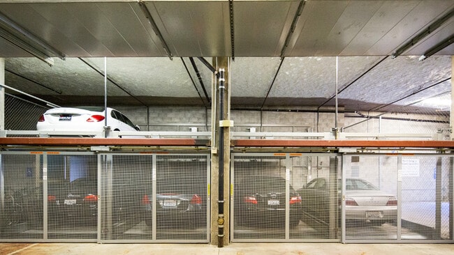 Reserved underground parking at Bachenheimer Apartments