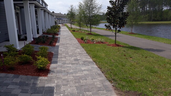 Front porch and pathways - 86808 Mainline Rd