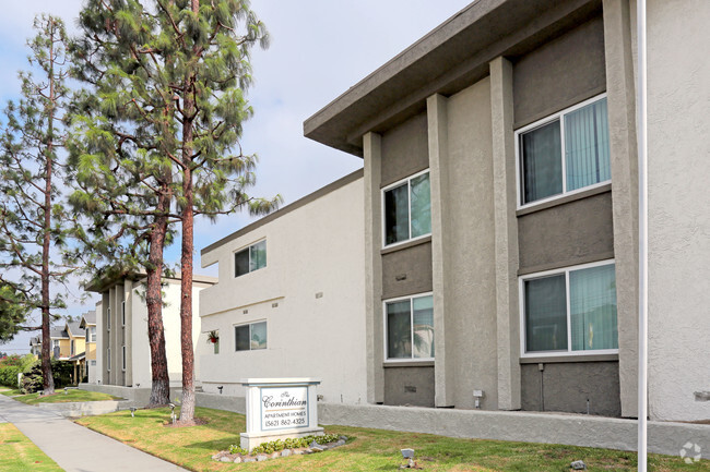 The Front of our building - The Corinthian Apartments