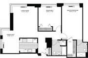 2BR/2BA + Dining Area