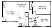 2BR/1BA