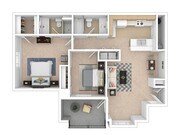 2 bed