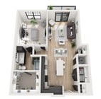 A3 floor plan The Atherton