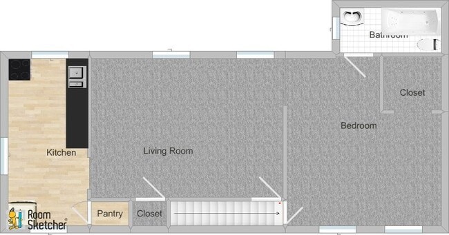 Floor plan - 7356 - 7358 Perry Street Unit 7358 2