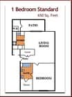 1BR/1BA