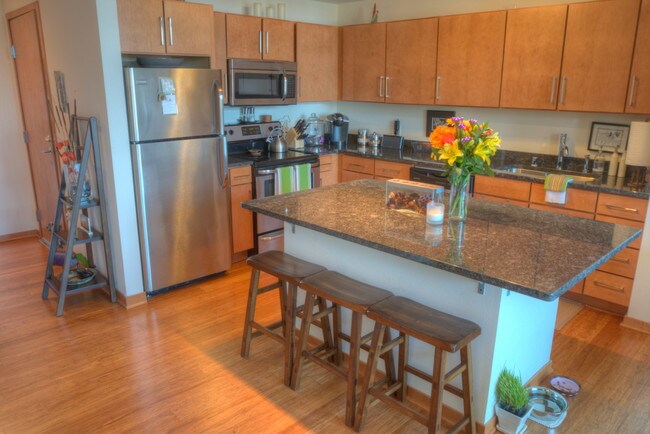 Building 6 Kitchen Area - Building 6 Apartments