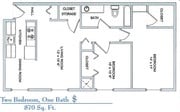 2BR/1BA