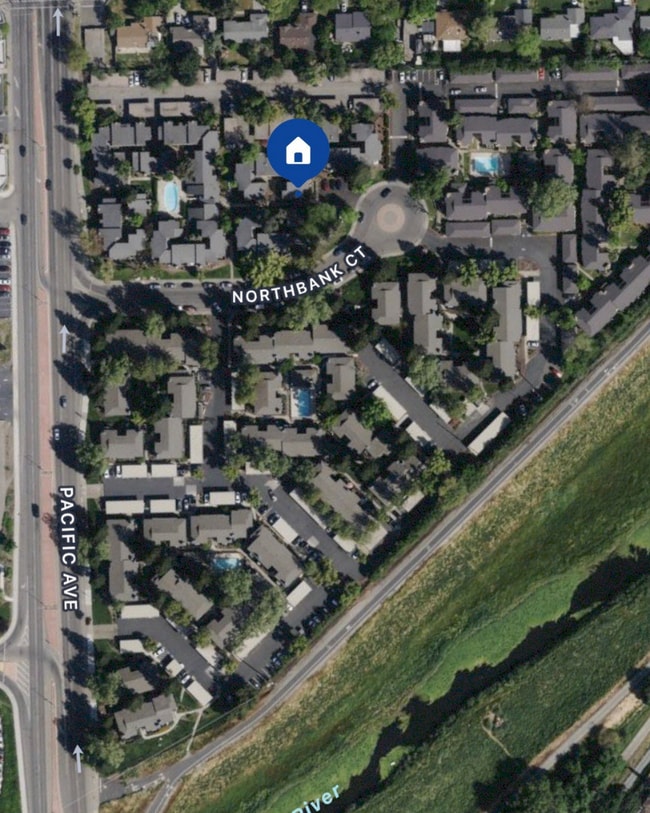 Ariel Map View - 4332 Pacific Ave Unit 66