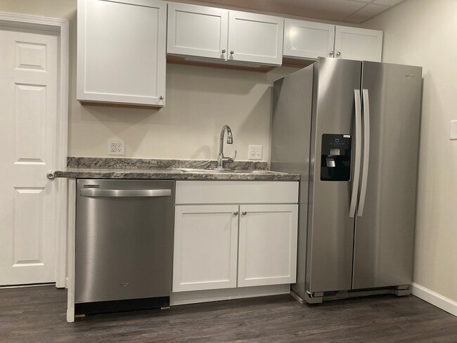 Kitchen Fridge and Dishwasher - 157 Hudson Ave Unit B