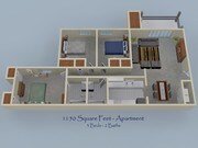 3BR/2BA