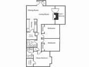 3BR/2BA
