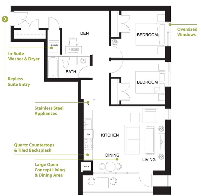 Photo - Huge Two Bedroom Unit in Downtown Kitchener! Unité 512