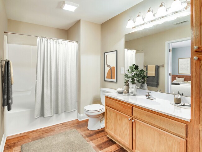 Experience luxury and comfort in this beautifully finished bathroom.