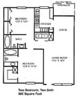 SCK 2-2, 980sqft