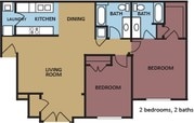 Two Bedroom w/ Golf Course View