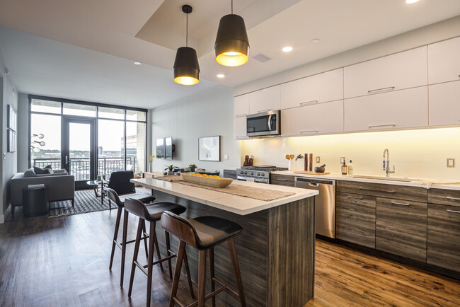 Model Kitchen and Living Room - Gables Vista Rental