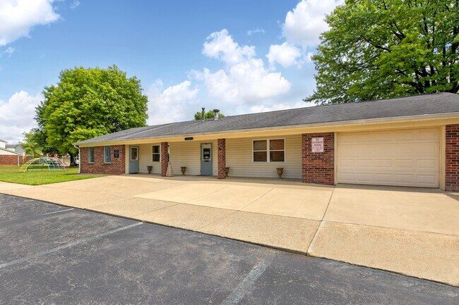 Clubhouse Exterior at Valley Ridge Apartments
