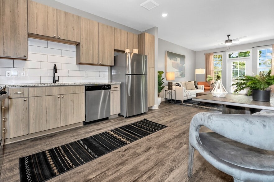 Kitchen and Living Room