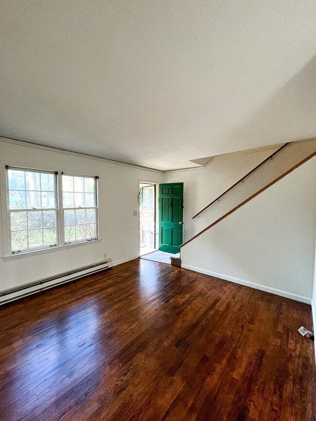 Living room facing the front door.