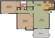 marsh_cove_2x1FV_1003_sq_ft__2 Bedroom 1 Bath