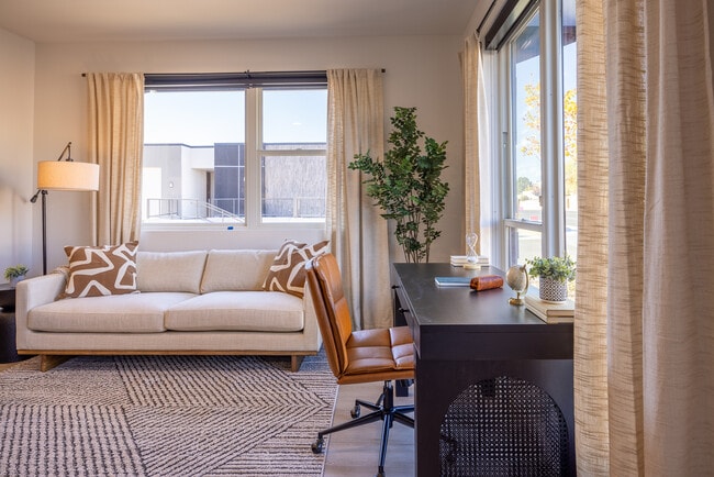 Living Room - The Dillon Luxury Apartments