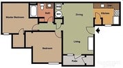 2BR/1BA