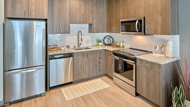 Kitchen with Stainless Steel Appliances
