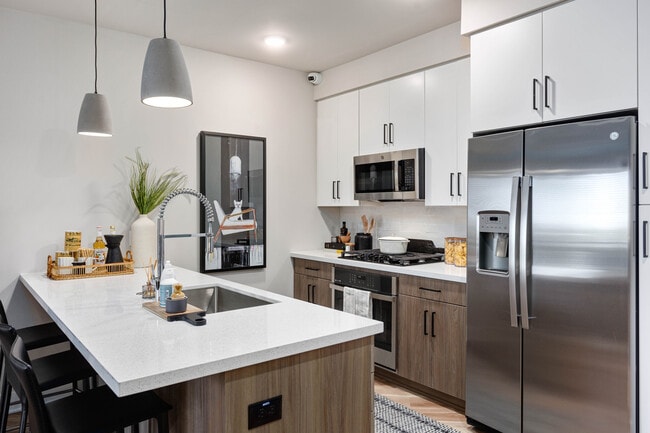 Modern Two Toned Cabinetry