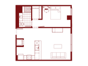 1 Bed, 1 Bath Premier