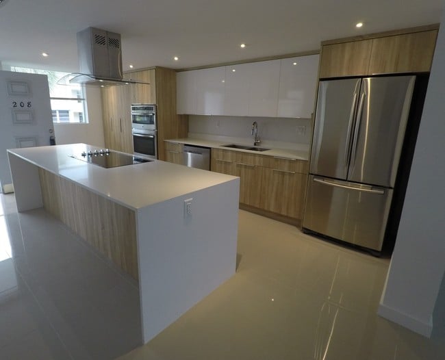 Renovated kitchen - 10230 Collins Ave Unit 208