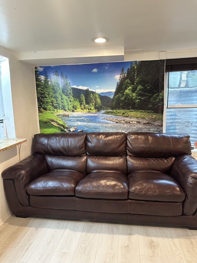 Leather couch is included - 104 N 7th St Apartamentos Unidad Lower Level