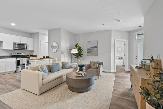 Spacious Living Room - The Ave Apartments