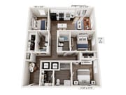 C2.1s floor plan Trella Uptown