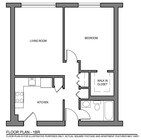 Floor Plan-1BR