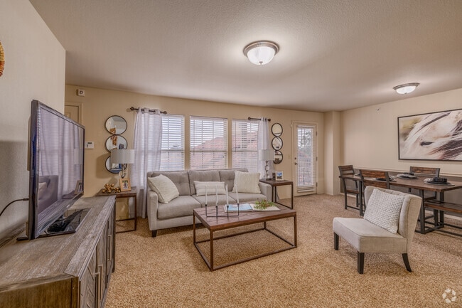 2BR, 2BA - 1,050SF - Living Area - Tuscany Hills Luxury Apartments
