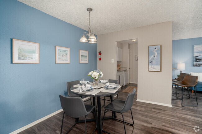 2BR, 1BA - 840SF - Dining Room - Emaret at Coastal Pointe
