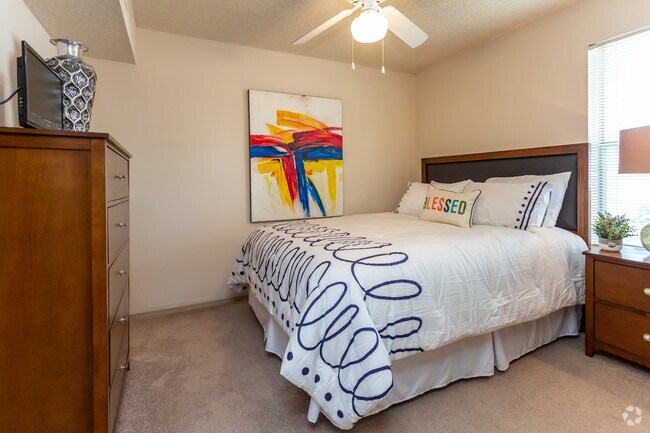 2BR, 1BA - 767 SF - First Bedroom