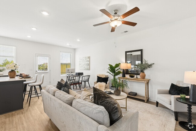 Eberly - 3BR, 2.5BA - 1,378SF - Living Room