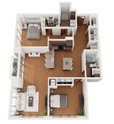 Floor Plan W2 | Domain | Apartments in Madison, WI
