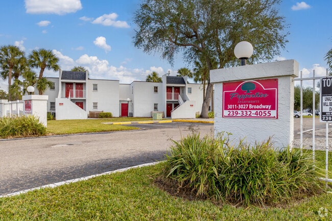 Entrance - Peppertree Apartments