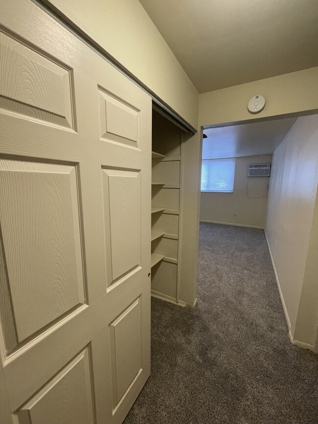 1 bedroom entry closet/pantry