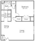 1BR/1BA