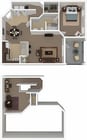 Windmill_1Bed_1Bath_986 Sq Ft