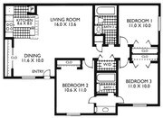 3BR/2BA
