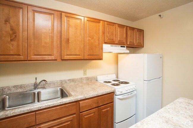 1BR, 1BA - 500 SF - Kitchen - J.O. Blanton House - Senior Living