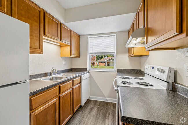 1BR, 1BA - 637SF - Kitchen