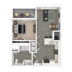 The Harper - 1 Bed, 1 Bath, 661 sq. ft.