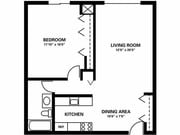 1BR/1BA