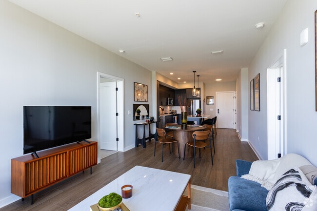 2BR, 2BA - B7 - 1,260SF - Living Room - Oxbow