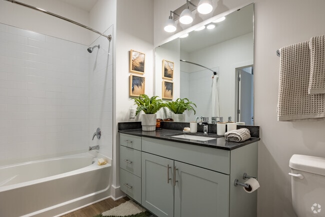 1BR, 1BA - 702SF - Bathroom